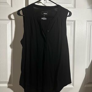 Banana Republic Black Sleeveless Blouse